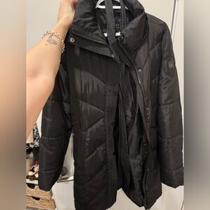 Suzy sheer Alta Black Quilted Women's Jacket